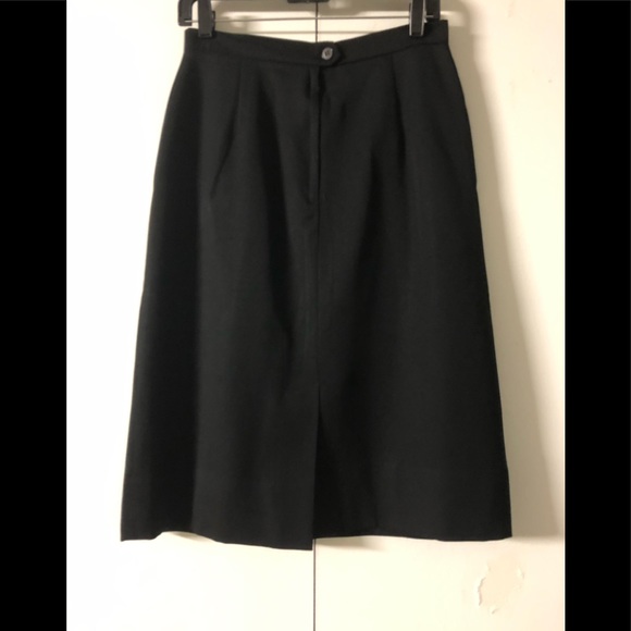 Marshall Fields 100% Pure Wool Skirt Sz 11/12 Vintage Elegance Straight - Picture 9 of 10
